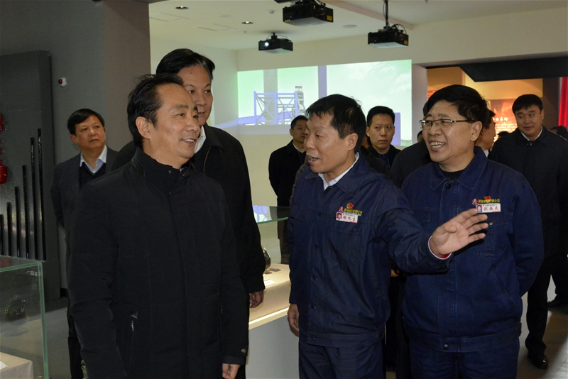 2018年12月25日 陕西省西安市委副布告、市当局市长、党组布告 李明远来公司观赏调研